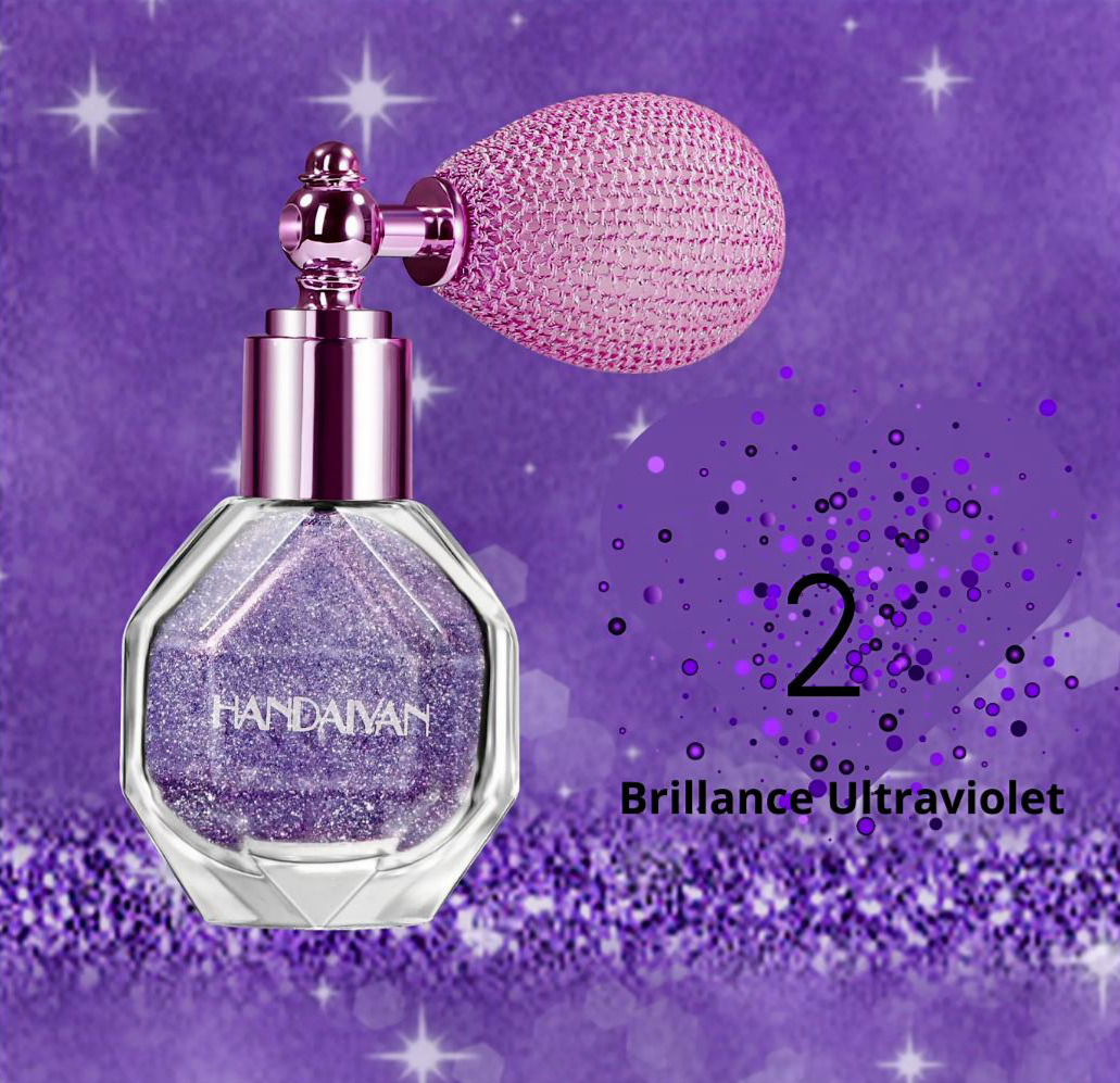 Spray Paillettes Diamant HANDAIYAN - Illuminateur Corps & Visage