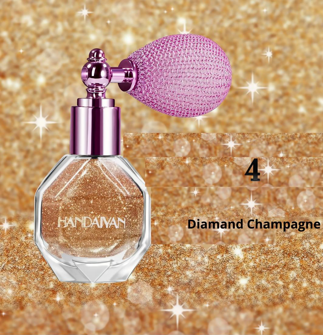Spray Paillettes Diamant HANDAIYAN - Illuminateur Corps & Visage