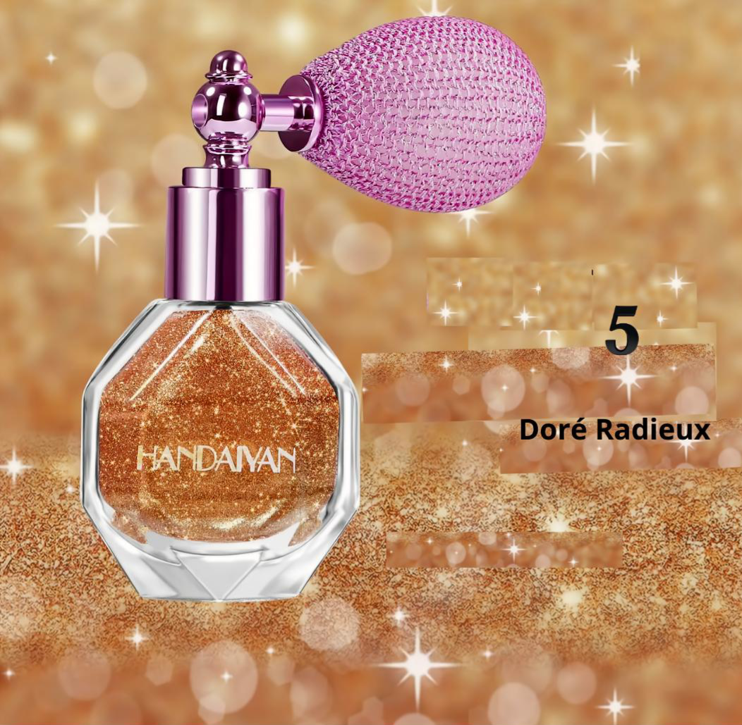 Spray Paillettes Diamant HANDAIYAN - Illuminateur Corps & Visage