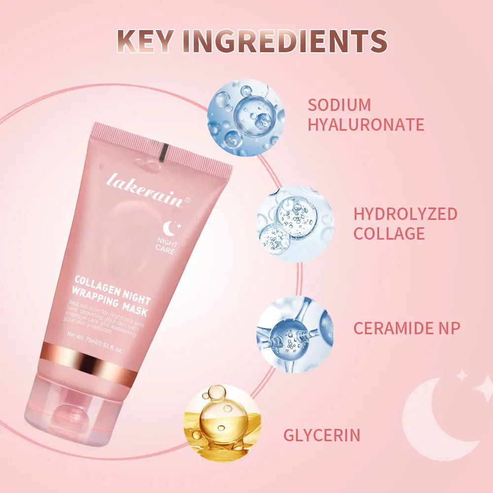 Pack Duo Soin au Collagène - Masque de Nuit + Gelée Crème Hydratante