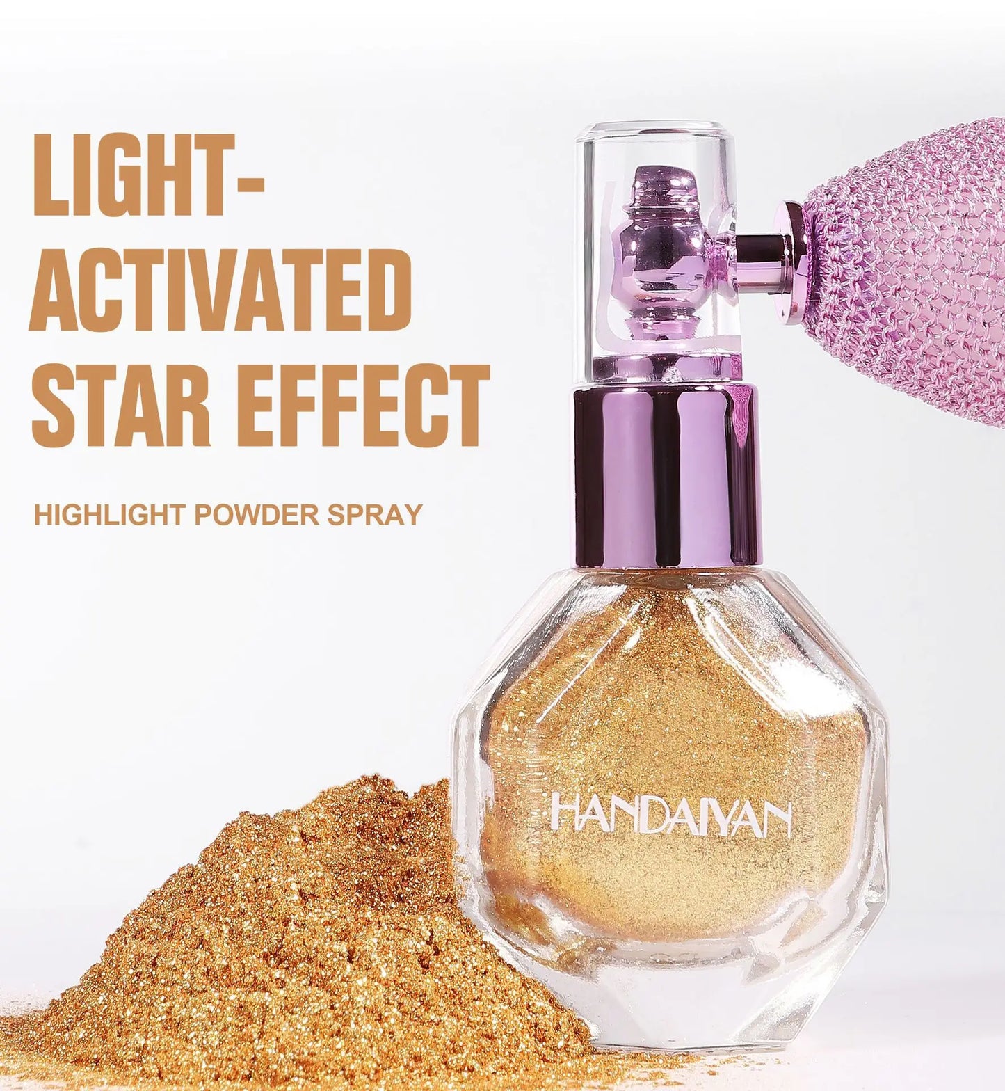 Spray Paillettes Diamant HANDAIYAN - Illuminateur Corps & Visage