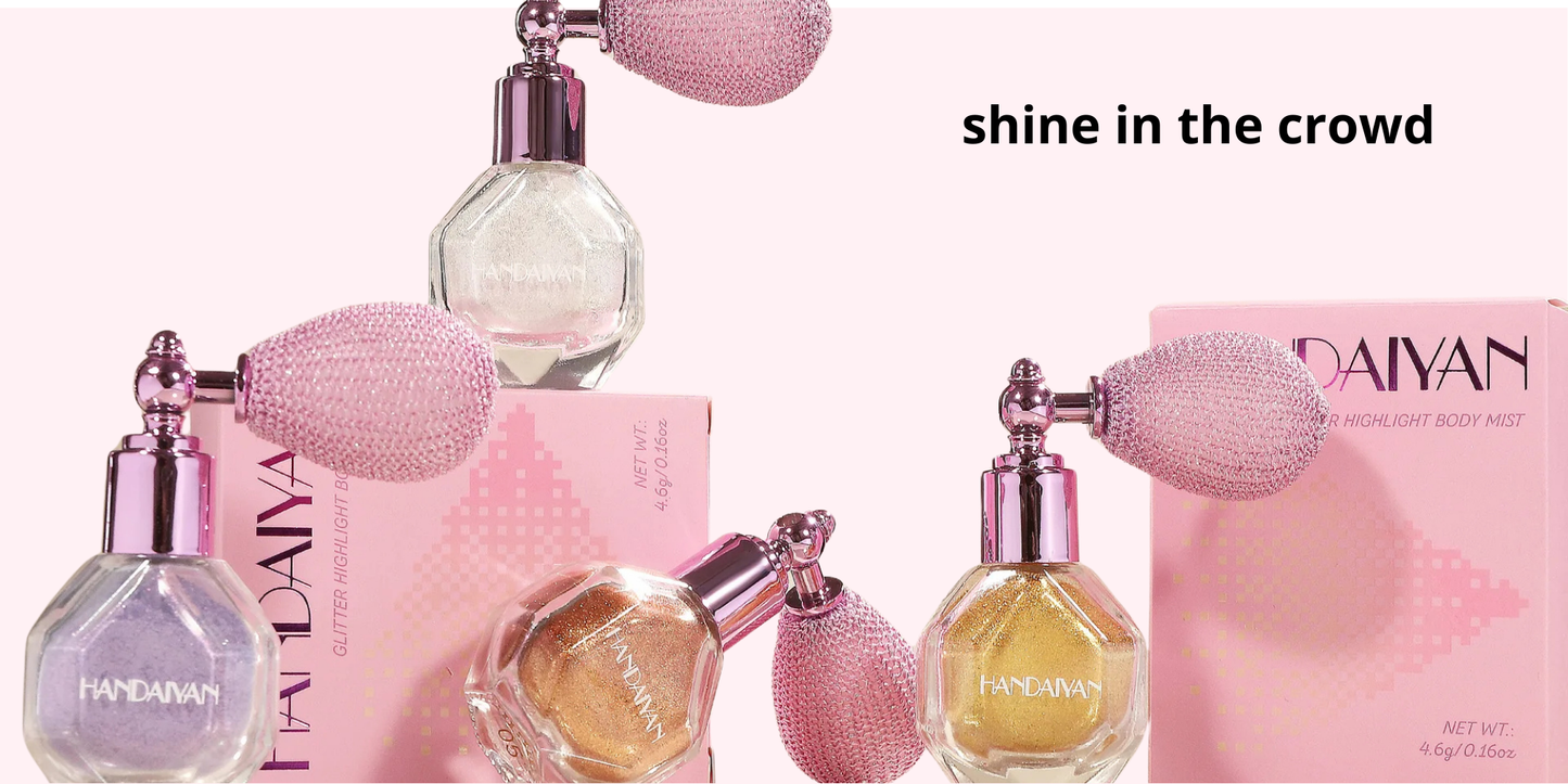 Spray Paillettes Diamant HANDAIYAN - Illuminateur Corps & Visage