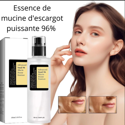 96 % Essence d'escargot, sérum réparateur de peau à l'acide hyaluronique