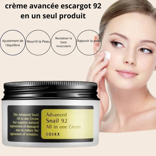 Crème hydratante visage haut de gamme 96% Marque Reconnue pour ses solutions ciblées et des ingrédients surprenants comme la bave d'escargot