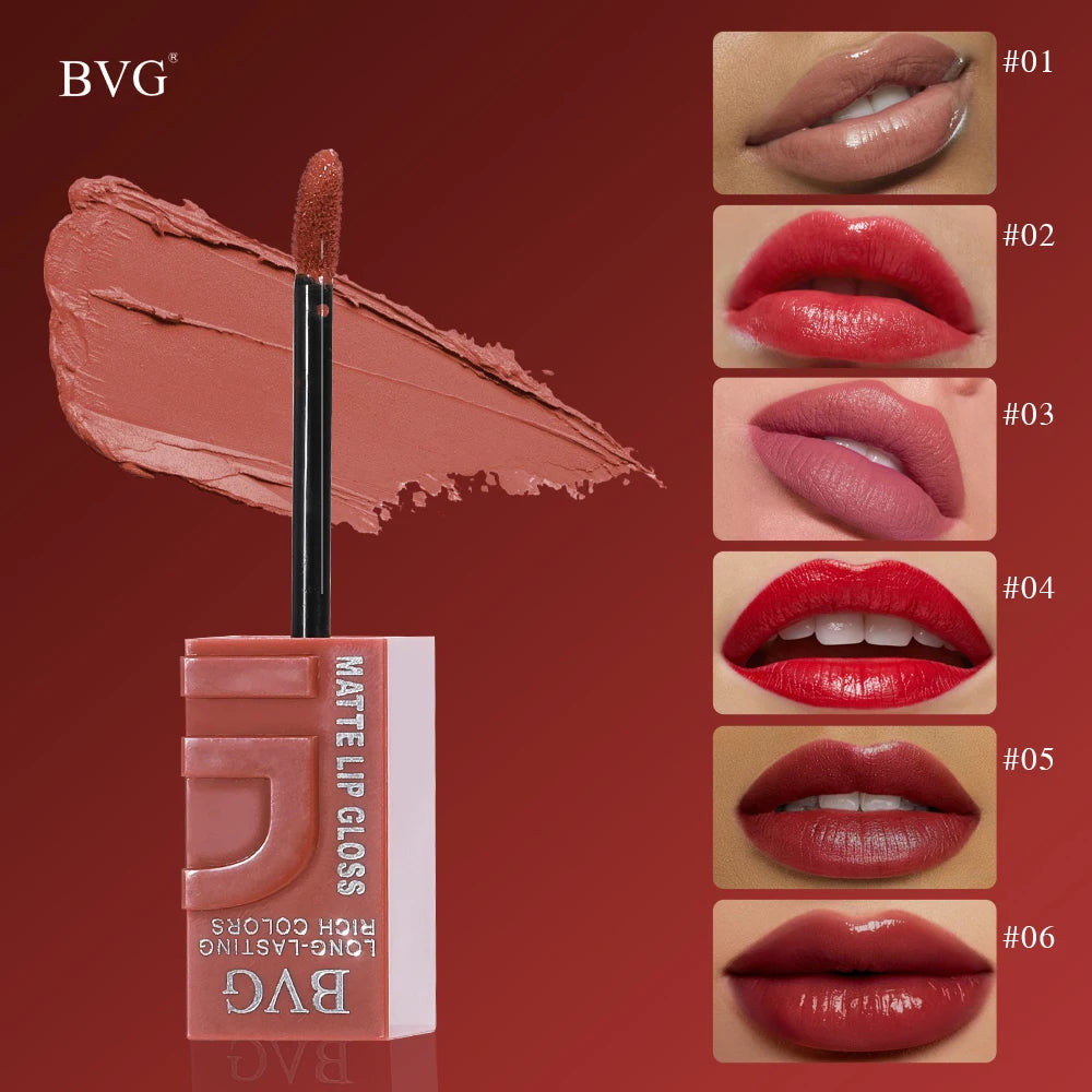 Rouge à Lèvres Liquide Mat - Haute Tenue Non Gras Multicolore