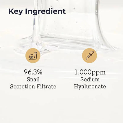 96 % Essence d'escargot, sérum réparateur de peau à l'acide hyaluronique