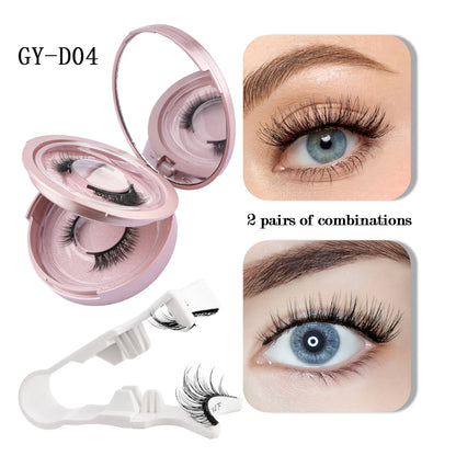 Faux cils magnétiques naturels et longs