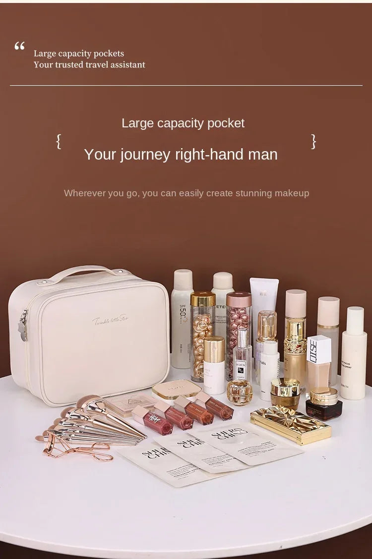 trousse de rangement essentiel pour femmes, grande capacité, organisateur cosmétiques