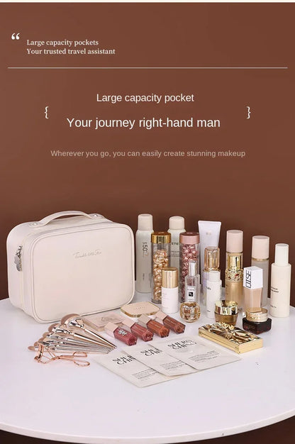 trousse de rangement essentiel pour femmes, grande capacité, organisateur cosmétiques