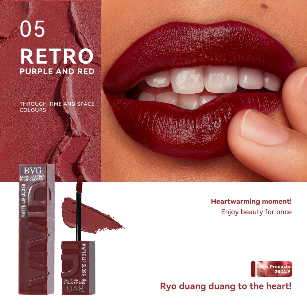 Rouge à Lèvres Liquide Mat - Haute Tenue Non Gras Multicolore