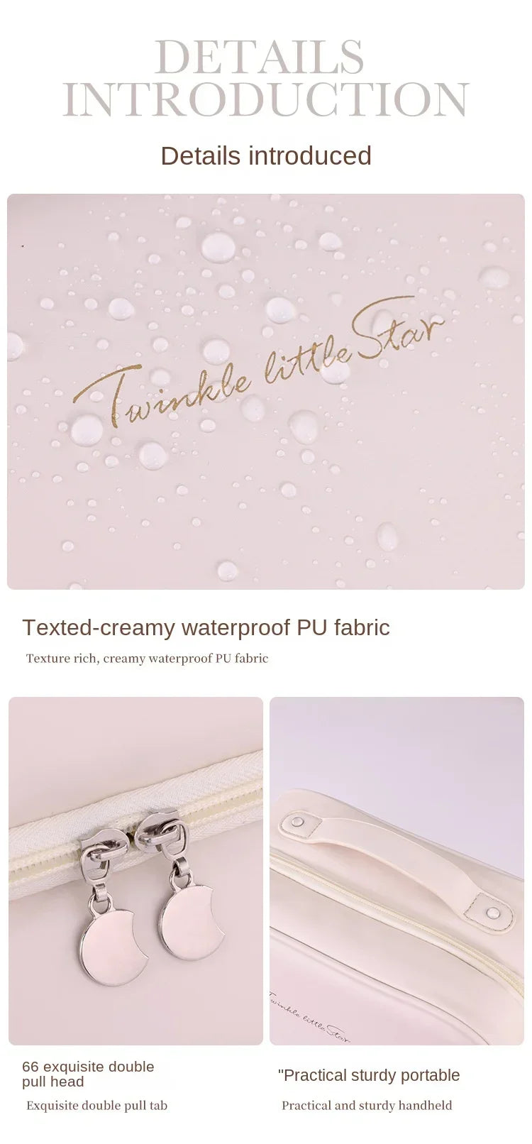 trousse de rangement essentiel pour femmes, grande capacité, organisateur cosmétiques