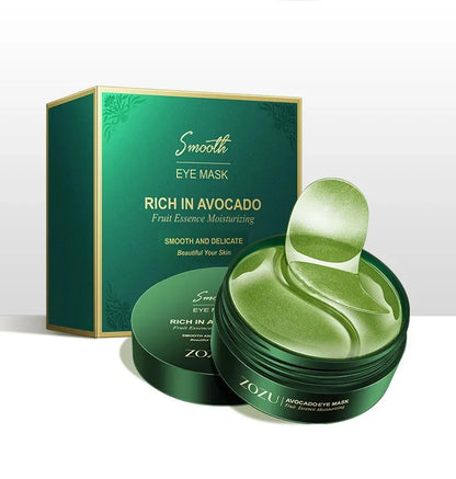 Patchs Yeux Avocat & Or – Hydratants, Raffermissants, Anti-Rides et Anti-Cernes pour Améliorer les Poches sous les Yeux”