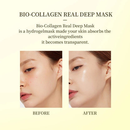 Masque Visage Collagène Bio Coréen - Hydratation Intense & Éclat