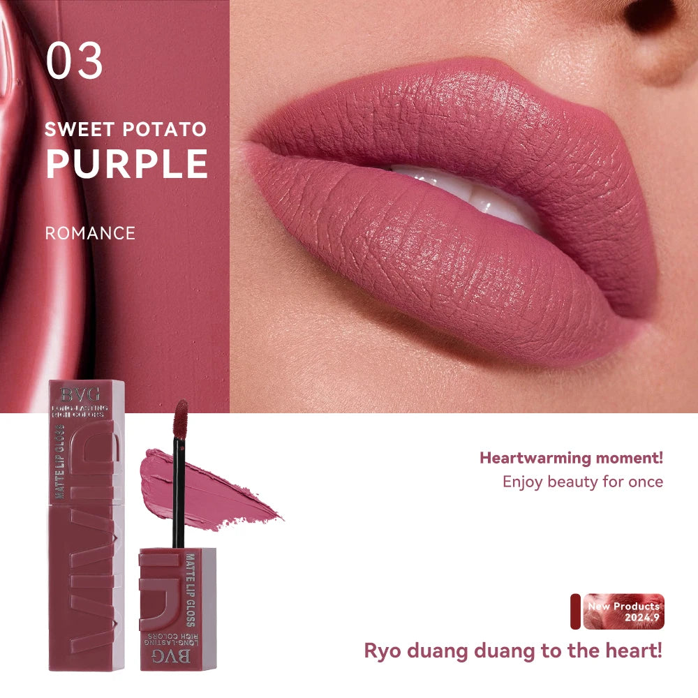 Rouge à Lèvres Liquide Mat - Haute Tenue Non Gras Multicolore