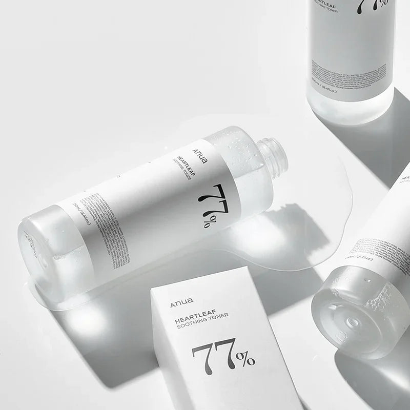 Toner ANUA HeartlePG 77% - Apaisant Coréen Peau Équilibrée 250ml