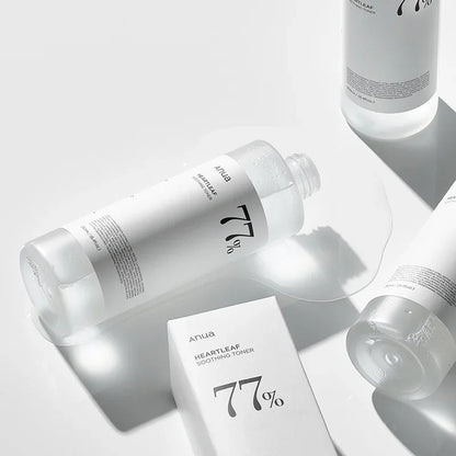 Toner ANUA HeartlePG 77% - Apaisant Coréen Peau Équilibrée 250ml