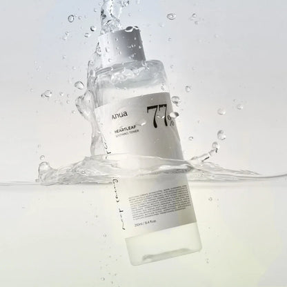 Toner ANUA HeartlePG 77% - Apaisant Coréen Peau Équilibrée 250ml