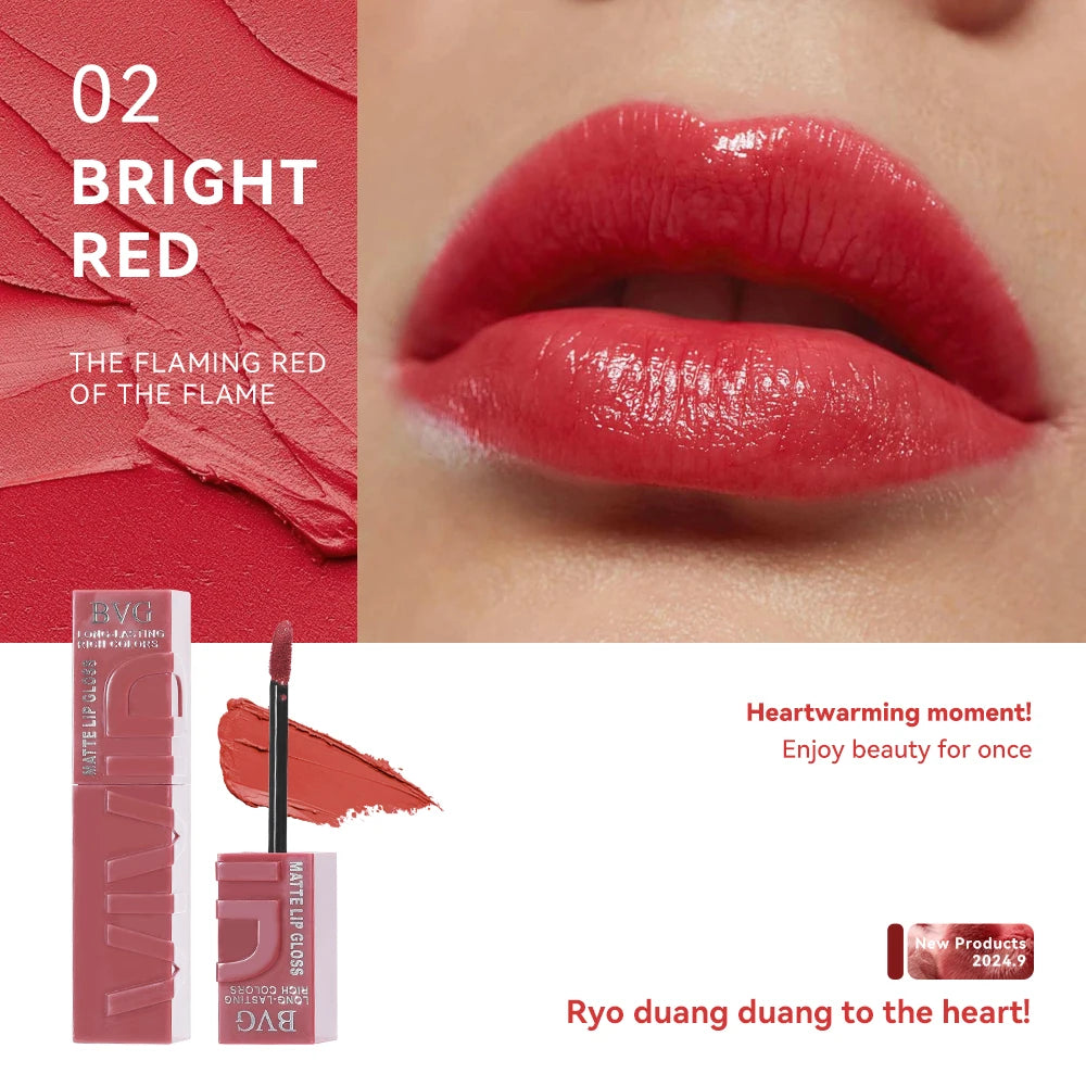 Rouge à Lèvres Liquide Mat - Haute Tenue Non Gras Multicolore