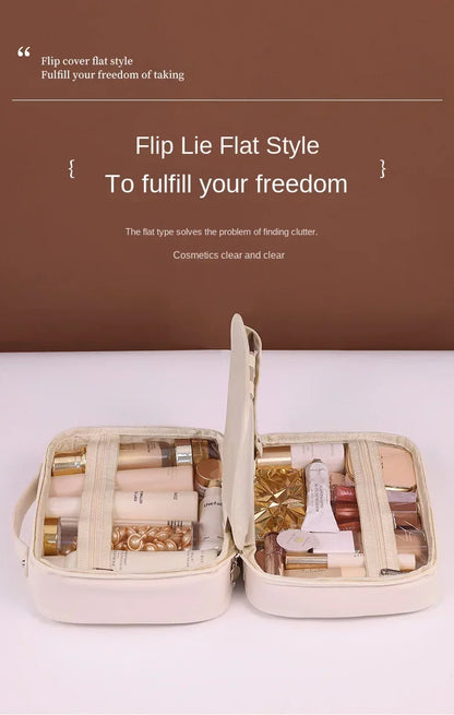 trousse de rangement essentiel pour femmes, grande capacité, organisateur cosmétiques