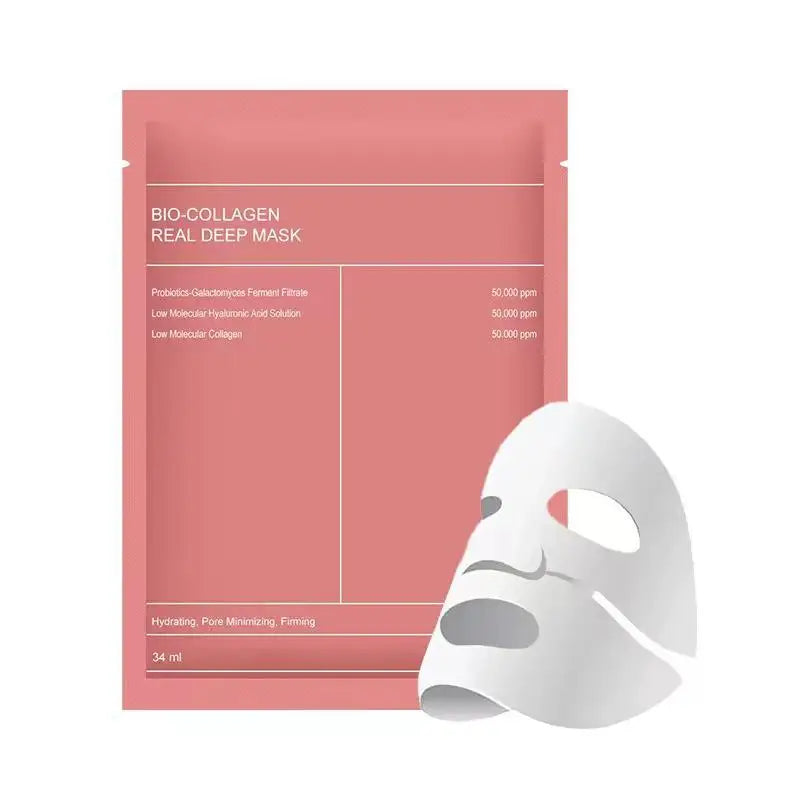 Masque Visage Collagène Bio Coréen - Hydratation Intense & Éclat
