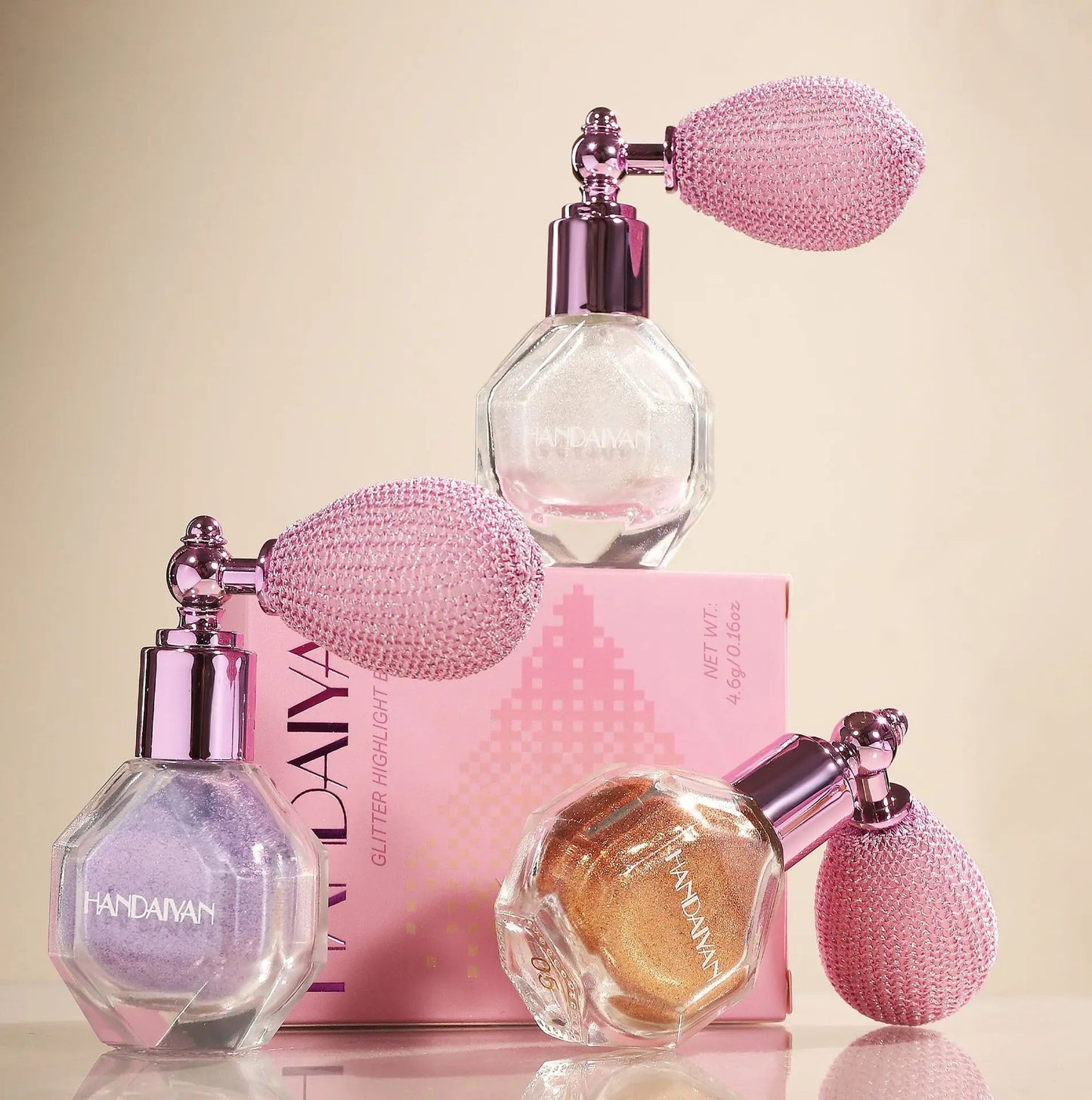 Spray Paillettes Diamant HANDAIYAN - Illuminateur Corps & Visage