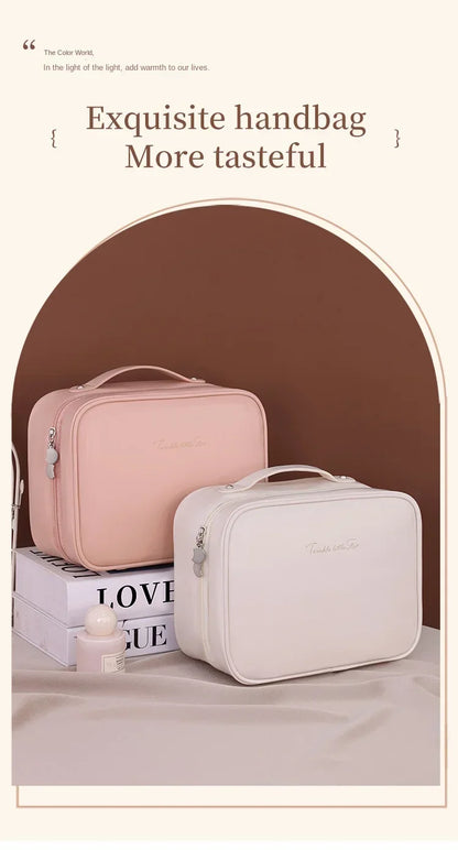 trousse de rangement essentiel pour femmes, grande capacité, organisateur cosmétiques