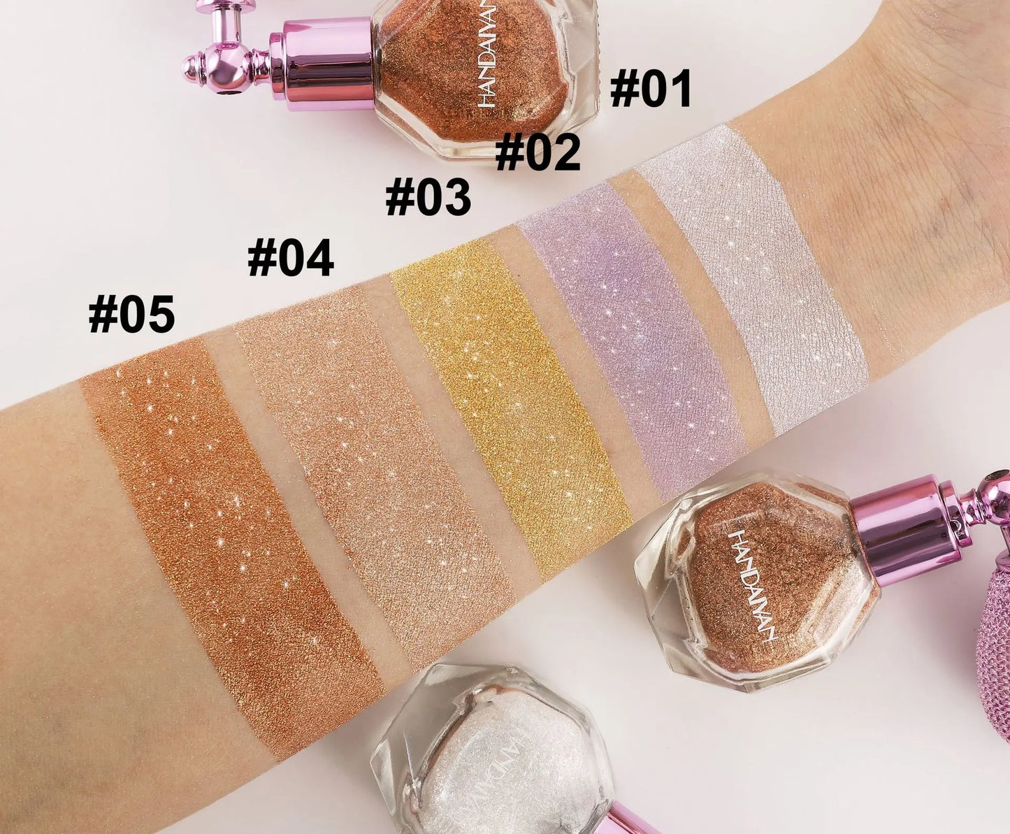 Spray Paillettes Diamant HANDAIYAN - Illuminateur Corps & Visage
