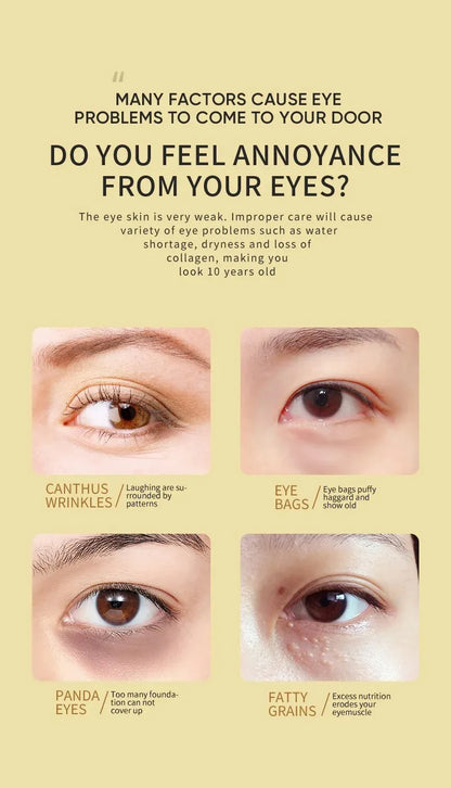 Patchs Yeux Avocat & Or – Hydratants, Raffermissants, Anti-Rides et Anti-Cernes pour Améliorer les Poches sous les Yeux”