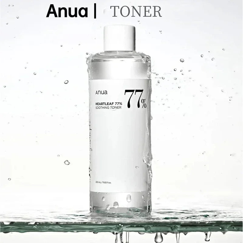 Toner ANUA HeartlePG 77% - Apaisant Coréen Peau Équilibrée 250ml