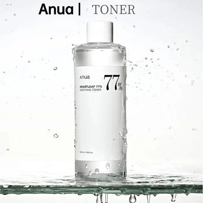 Toner ANUA HeartlePG 77% - Apaisant Coréen Peau Équilibrée 250ml
