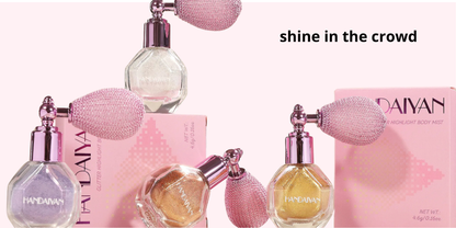 Spray Paillettes Diamant HANDAIYAN - Illuminateur Corps & Visage