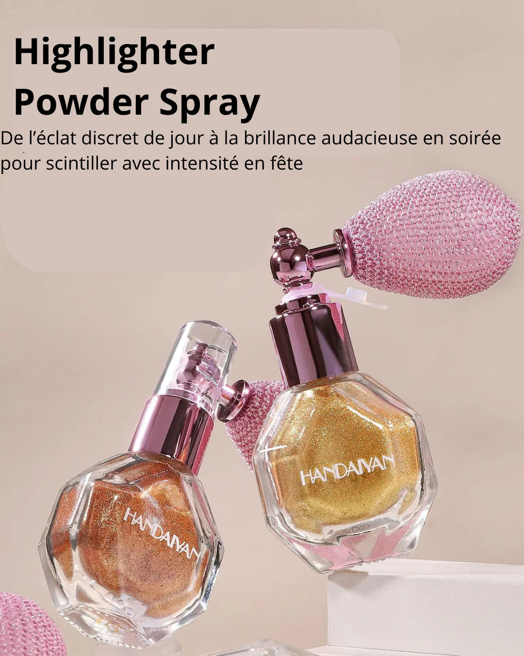 Spray Paillettes Diamant HANDAIYAN - Illuminateur Corps & Visage